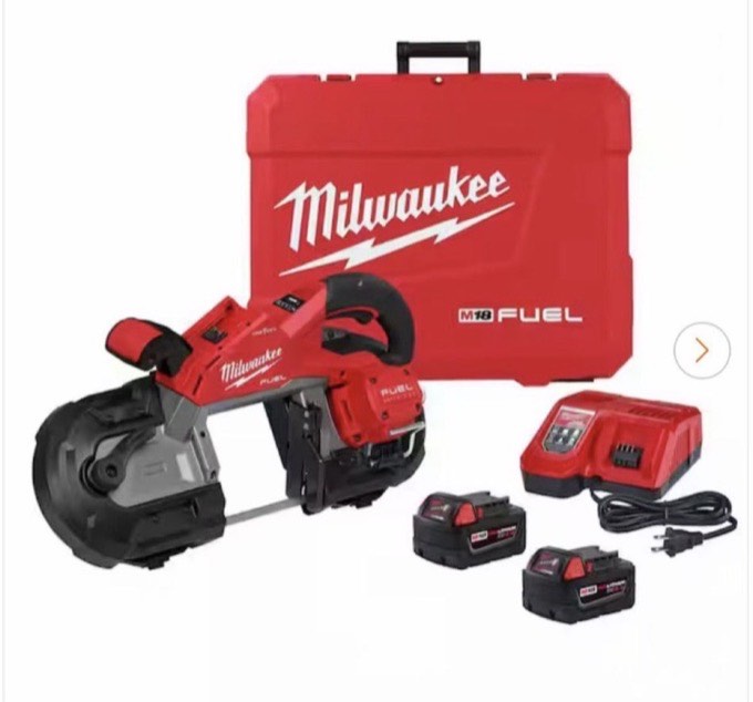 Milwaukee M18 cordless band saw power tool kit